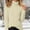 Beige, variant on JJHGVB Mock Neck Sweater Winter Sweaters for Women Thermal Sweater for Women Shirts Womens Sweatshirts Trendy Women Sweatshirt Womens Sweat Shirts Beige L