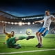 thumbnail image 4 of Balón de fútbol profesional Soidarity tamaño 5 blanco y azul retención de aire confiable, 4 of 6