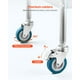 thumbnail image 4 of Carrito utilitario VEVOR de acero inoxidable de 2 capas con 2 ruedas bloqueables, 4 of 9