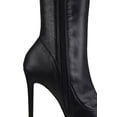 thumbnail image 3 of Liliana Gisele-50 BLACK Vegan Leather Stretchy Thigh High Pointy Stiletto Heel Boot (10), 3 of 4