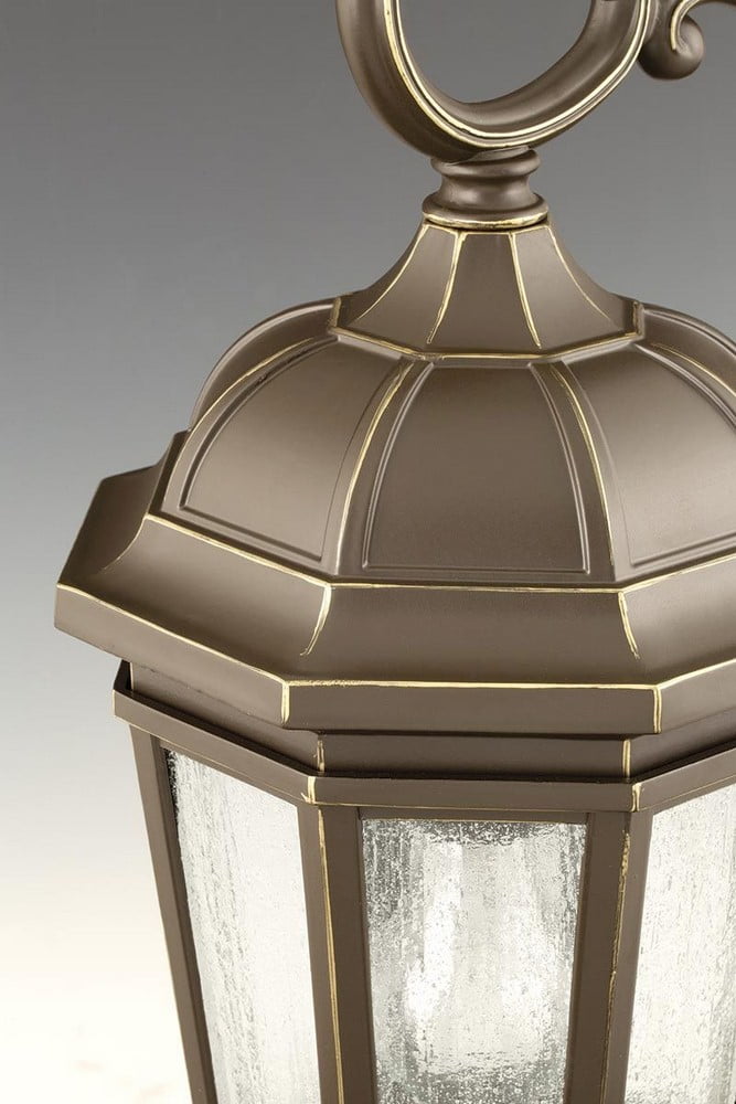 Progress Lighting - Three Light Post Lantern - Outdoor - Verdae - Outdoor Light