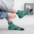 thumbnail image 2 of Fuzoiu Cute Hens And Rooster Print Adult Socks, Crew Moisture-wicking Socks, Unisex Cushion Crew Socks,Casual Sports Ankle Socks, 2 of 7