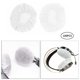 thumbnail image 5 of 1 par de sanitarias blancas no tejidas para auriculares, elásticas desechables, desodorizantes y lavables a prueba de gérmenes, para la shamjiam Funda para auriculares, 5 of 9