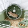 thumbnail image 4 of Silent Hamster Running Wheel Ultra Quiet Exercise Wheel Anti Slip Safe Cage Accessory Smooth Durable Rotation Design, For Hamster Gerbil Small Pets Indoor Cage Exercise And Activity, 4 of 6