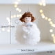thumbnail image 5 of Adorno para árbol de Navidad con forma de ángel, regalo de Año Nuevo 2025, color blanco y rosa, decoración navideña para el hogar, regalo navideño bonito, 5 of 5