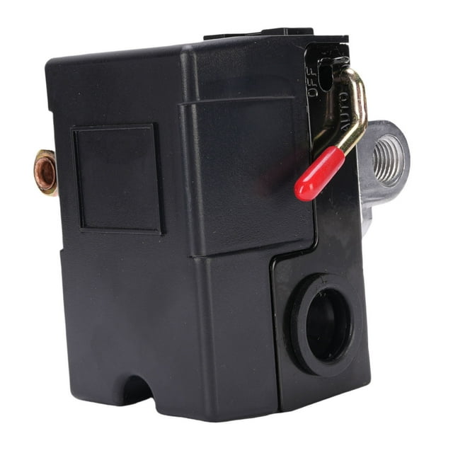 Reemplazo del interruptor de Presión del Compresor de Aire, interruptor de Presión del Compresor de Aire de 4 Puertos 1/4 Pulgada Conector Femenino para compresor de Aire