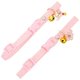 thumbnail image 5 of Pink Adjustable Cat Collar with Bell for Girl Cats Made of Cotton and Polyester Lightweight, 5 of 5