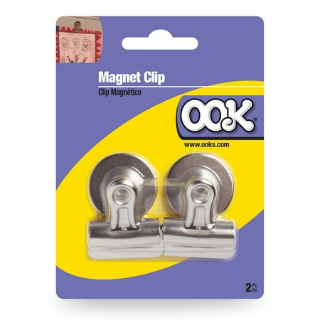 

OOK Magnetic Clips Picture Hanging Magnet Zinc Plated 2 Pieces