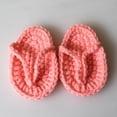 thumbnail image 5 of Otqutp Baby Girls Boys Handmade Crochet Flip Flops Sandals Toddler Girls Soft Flat Indoor Wide Shoes Lightweight Knit Soft Shoes, 5 of 5