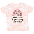 thumbnail image 3 of Inktastic Nana and Pappy Love Me Rainbow Girls Toddler T-Shirt, 3 of 5