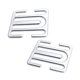thumbnail image 1 of Ajustador de cinturón de seguridad de metal Accesorio de vehículo Fácil instalación Clips de cinturón de seguridad plata brillante Cola Clips de cinturón de seguridad, 1 of 8