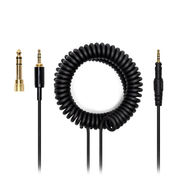 Cable DJ de audio Voarmaks de 4 polos, en espiral, 3 m, compatible