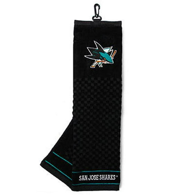 Team Golf 15310 Serviette Brodée San Jose Sharks