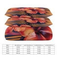 thumbnail image 2 of 3 Pcs Soft Bedding Set, Includes 1 Duvet Cover with Zipper And 2 Pillow,Shams Hawaiian Hibiscus Garden Orange Flowers Twin(86"x70"), 2 of 8