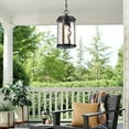 thumbnail image 5 of 1-Light Outdoor Hanging Lantern Light Ceiling Mount Pendant Light Fixture with Water Glass Shade, 5 of 7