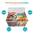 thumbnail image 3 of Caja Organizadora 42L Transparente Tapa Broches, 3 of 5