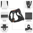 thumbnail image 6 of Haiem Cool Dolphin Pattern No-Pull Dog Harness Reflective Front Clip Vest with Handle,Step-in Air Dog Harness,Adjustable 2 Metal Rings 4 Buckles-Large, 6 of 6
