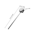 thumbnail image 2 of DEEPCRAFF Plated Silver Alloy Bass Drum Beater with Felt Head for Drum Pedal Enhanced Performance and Noise Reduction, 2 of 8
