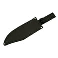 thumbnail image 3 of SZCO 4.75" Small Skinner Patch Knife, Full Tang Stainless Steel Blade with Burlwood Handle, Precision Fixed Blade Utility Tool with Leather Sheath for Hunting and Crafts, 3 of 3