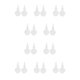 thumbnail image 1 of Minnieouse 1 par de pendientes de mujer gancho Vintage aro flor oreja gota boda nupcial joyería presente accesorios para damas plata Plata 10Conjunto, 1 of 6