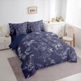 thumbnail image 3 of jejeloiu Safari Dino Dinosaur 7-Piece Twin Bedding Sets,Wild Animal Bedding Comforter Set,Deepblue White Sheet Sets For Kids,Luxury Bedroom Decor Reversible, 3 of 8