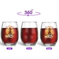 thumbnail image 2 of Happy Thanksgiving Devon Rex Give Thanks Fall Beanie Scarf Welcome 15oz Stemless Wine Glass Mug Cat Lover Kitten Owner Gifts Wine Glasses Cup - 00020, 2 of 5