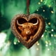 thumbnail image 1 of Adornos En Forma De Corazón Con Motivos Animales Para Decorar El Árbol De Navidad, El Hogar Y Otras Fiestas. Regalo Festivo Inspirado En La Naturaleza., 1 of 9