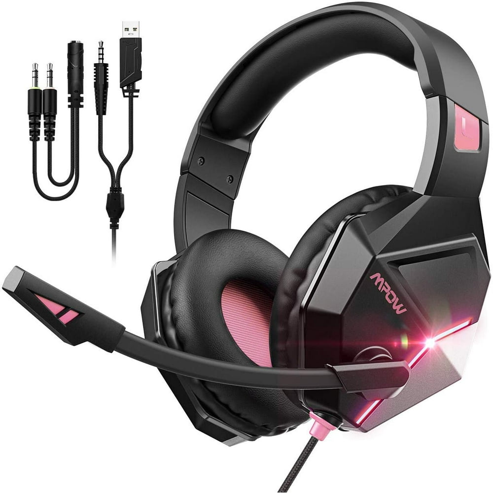 Mpow EG10 Gaming Headset, Surround Sound Headset with Microphone, Noise