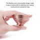 thumbnail image 3 of Beauty Sponge Blender Holder, (2-Pack Rose Gold) Makeup Sponge Drying Rack, 3 of 3