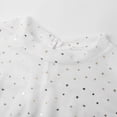 thumbnail image 6 of OOOUM Kids Mesh T-Shirt Crewneck Solid Color Short Sleeve Layering Tees Lightweight Classic Fit Casual Tops White 9-10 Years, 6 of 9