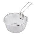 thumbnail image 2 of veasfak Deep Fry Basket Stainless Steel Kitchen Mesh Strainer for Cooking Restaurant Diameter 21cm, 2 of 9