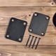 thumbnail image 4 of Placa Mástil Guitarra Eléctrica Con Tornillos Montaje Placa Mástil Guitarra (negro) 2 Uds., 4 of 6