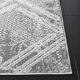 thumbnail image 4 of SAFAVIEH Hanna Grover Geometric Area Rug, Grey/Ivory, 9' x 12', 4 of 11