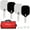 HeiBai, variant on Pickleball Paddles Set of 4 Graphite Pickleball Rackets Honeycomb Core Pickleball Set Includes 4 Pickleball Paddles+Pickleball Balls+1 Bag