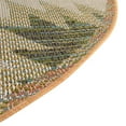 thumbnail image 6 of Unique Loom Baja Outdoor Collection Area Rug - Cabo (5' 3" Round Ivory/Green), 6 of 7