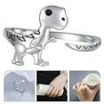 thumbnail image 4 of Adjustable Dinosaur Ring Creative Dinosaur Modeling Ring Hand Jewelries, 4 of 8