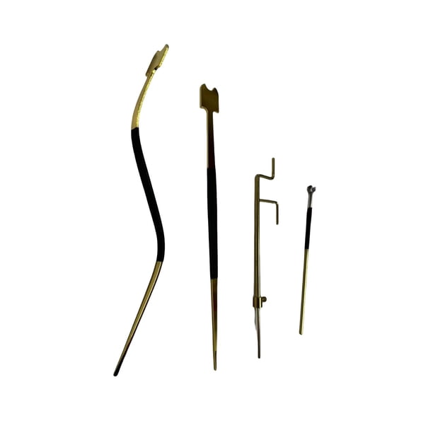Kit de Herramientas de Reparación de Calibre de Barra de Tono de 4 Piezas para Instalación Y Montaje de Luthier, Clip de Recuperador Y