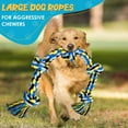 thumbnail image 7 of UPSKY Dog Rope Toy for Large Medium Dogs, Indestructible Heavy Duty 3 feet 5 Knots Rope Toy, 7 of 7