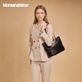 thumbnail image 4 of Montana West Tote Bags for Women Purses and Ladies Handbags Medium Size Shoulder Bags with Zipper, Black, 4 of 7