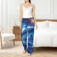 thumbnail image 4 of Balery Beautiful Ocean Dolphin Pantalones de pijama para mujer, pijamas ultraligeros, pantalones de estar por casa-X-Large, 4 of 6