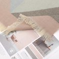 thumbnail image 5 of Winter scarf European and American men's scarf warm thick shawl women's autumn and winter 2022 new imitation cashmere scarf(beige geometric), 5 of 5