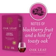 thumbnail image 3 of Oak Leaf Vineyards Cabernet Sauvignon Red Wine, 3 L Bag in Box, 13.0% ABV, 3 of 10