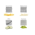 thumbnail image 5 of KitchenAid Steel Box Grater with Detachable Container and Soft-Grip Handle, Black, 5 of 11
