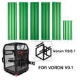 thumbnail image 4 of Extrusión de de aluminio 1515, riel lineal de 200mm y 100mm para impresora 3D V0 V0.1, instación, tratamiento de superficie Verde Sunnimix Perfil de extrusión, 4 of 8