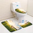 thumbnail image 1 of Juego de alfombras de baño ABPHQTO 3 piezas con Perro en el campo, 1 of 2