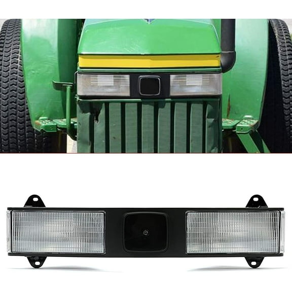 John Deere Light Bar Headlight Assembly for  670 770 790 870 970 990 1070 Compact Utility Tractors Replacement for LVA802641 3 3/8"x19 3/4"