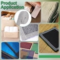thumbnail image 6 of 10.9 Yard Carpet Edge Bias Binding Gray White Cotton Carpet Rug Binding Cotton Herringbone Ribbons for Sewing Project Carpet Repair, 6 of 6