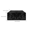 thumbnail image 2 of HEALEEP Patio Covers Decks Box Cover Black Oxford Cloth Garden Use 1Pcs, 2 of 8
