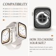 thumbnail image 2 of 2 Pack Waterproof Case for Apple Watch Series 6 5 4 SE 2nd Generation Screen Protector 44mm, Tempered Glass Hard PC Shockproof Cover Back Bumper for iWatch, 2 of 13