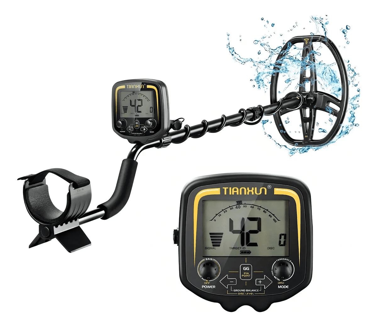 Underground Metal Detector, Underground Metal Detector Tianxun Powerful Gold Detectors Treasure Hunter Seeker Pointer Detector High Accuracy Lightweight